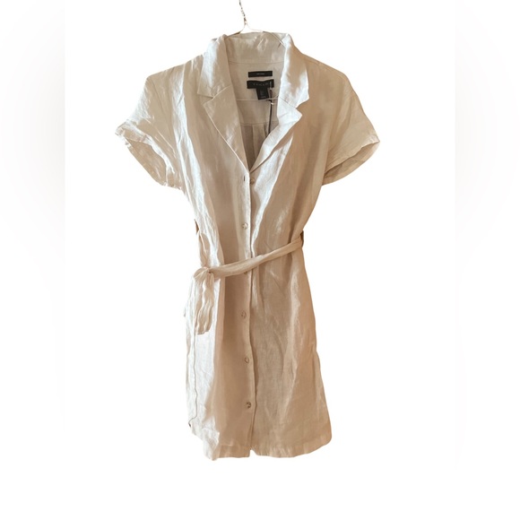 Tahari Dresses & Skirts - NWT Tahari White Linen Dress